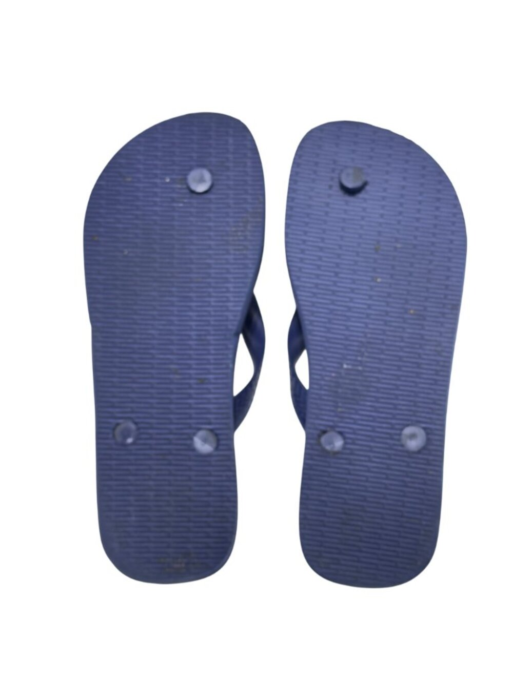 HAVAIANAS Men Surf Themed Flip Flops Navy Orange Rubber Beach Sandals Size 8US - Picture 5 of 11